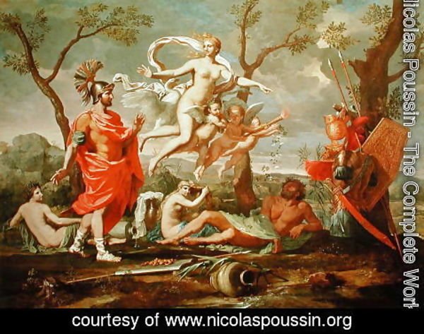 Nicolas Poussin - Venus Arming Aeneas, 1639