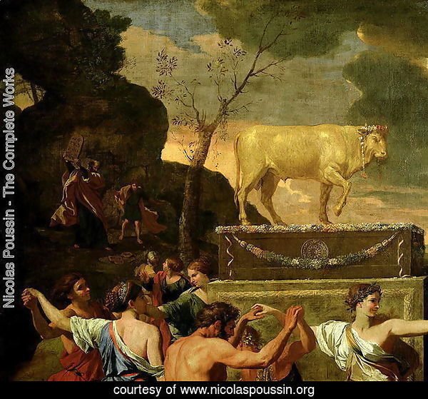 The Adoration of the Golden Calf, before 1634