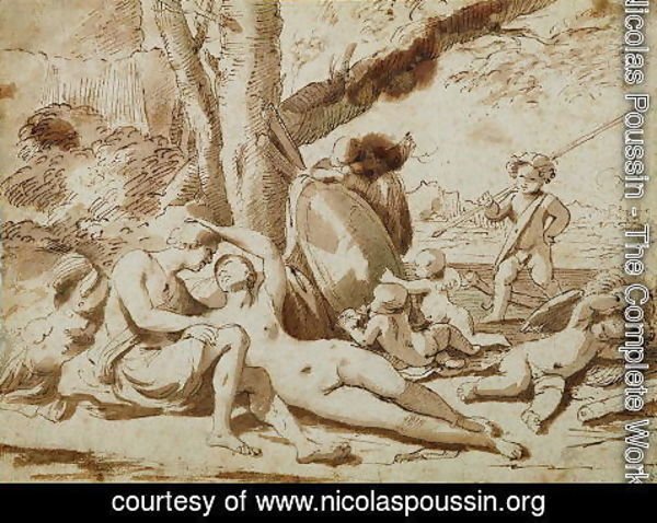 Nicolas Poussin - Mars and Venus