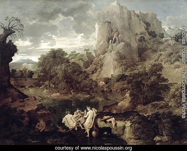 Landscape with Hercules and Cacus, c.1656