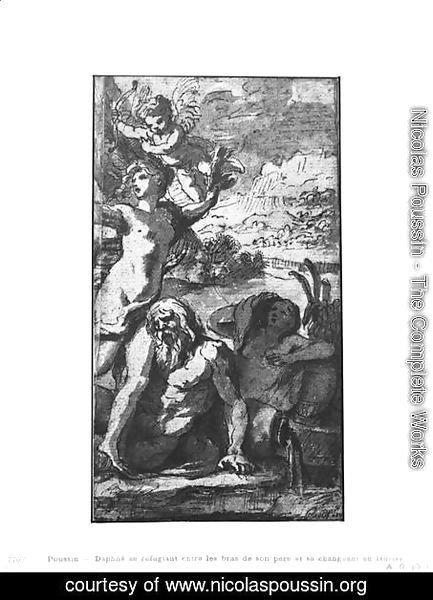Nicolas Poussin - Daphne and Peneus 2
