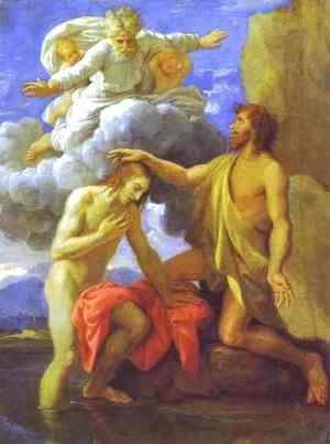 Nicolas Poussin - The Baptism of Christ. 1645.