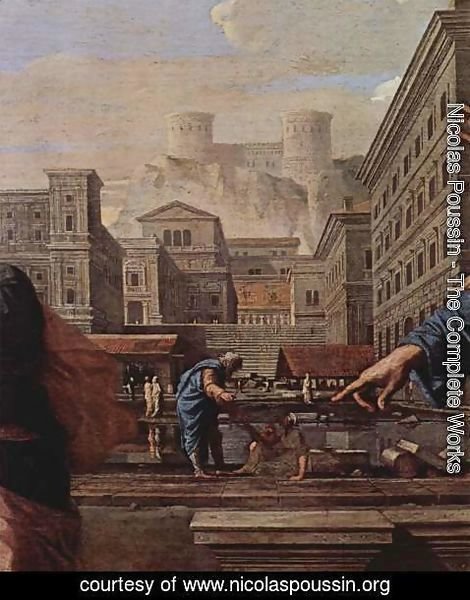 Nicolas Poussin - The Death of Saphire, detail