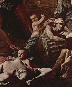 Nicolas Poussin - The Plague of Asdod, Detail