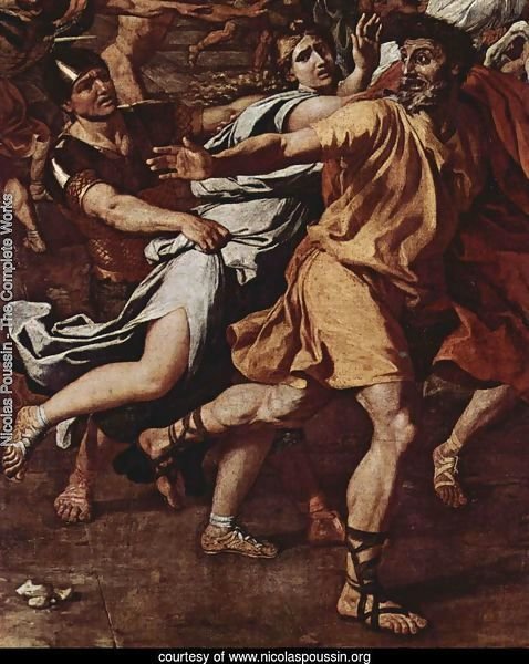 The Rape of the Sabine women, detail
