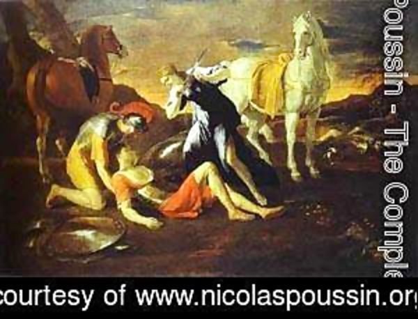 Nicolas Poussin - Tancred Nd Erminia 1630s