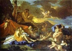 Nicolas Poussin - The Battle Of Joshua With Amalekites 1625