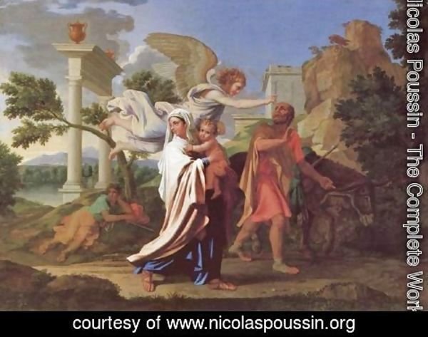 Nicolas Poussin - The Flight into Egypt